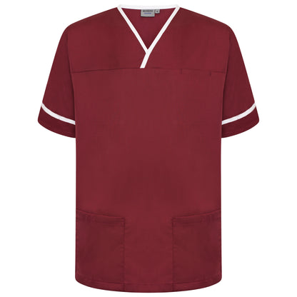 Contrast Trim Smart Scrub Top