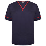 Contrast Trim Smart Scrub Top thumbnail 9