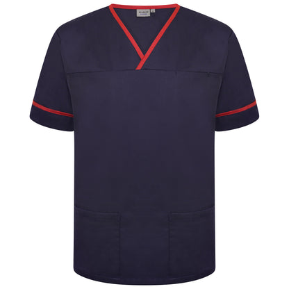 Contrast Trim Smart Scrub Top