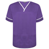 Contrast Trim Smart Scrub Top thumbnail 11