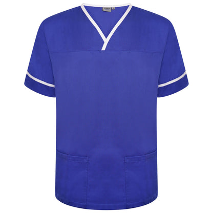 Contrast Trim Smart Scrub Top