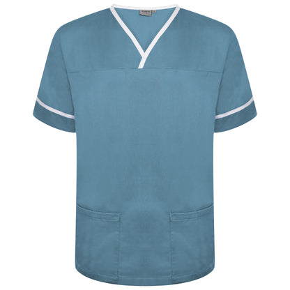 Contrast Trim Smart Scrub Top