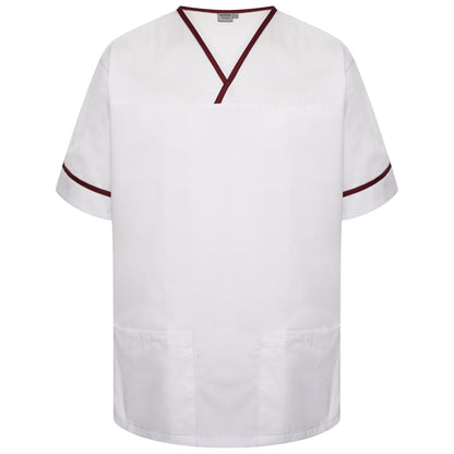 Contrast Trim Smart Scrub Top