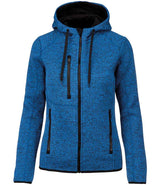 Proact Ladies Heather Hooded Jacket | Light Royal Blue Melange thumbnail 1