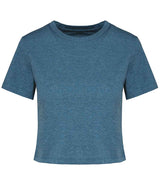 Proact Ladies Triblend Crop Top | Duck Blue Heather thumbnail 1