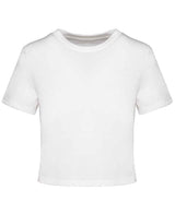 Proact Ladies Triblend Crop Top | White thumbnail 1