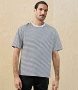 Premier Unisex Utility 2.0 Oversized T-Shirt | Black/White Stripe thumbnail 2