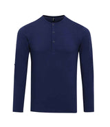 Premier Long John Roll Sleeve T-Shirt | Indigo Denim thumbnail 1