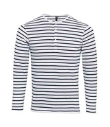 Premier Long John Roll Sleeve T-Shirt | White/Navy thumbnail 1