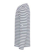 Premier Long John Roll Sleeve T-Shirt | White/Navy thumbnail 4