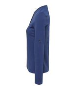 Premier Ladies Long John Roll Sleeve T-Shirt | Indigo Denim thumbnail 3