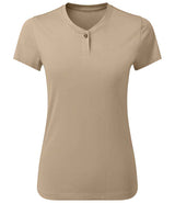 Premier Ladies Cotton Rich Comis T-Shirt | Khaki thumbnail 4