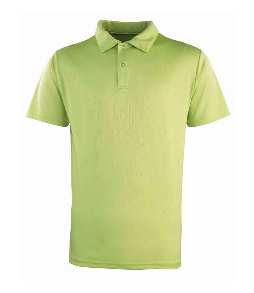 Premier Coolchecker® Stud Piqué Polo Shirt | Lime Green