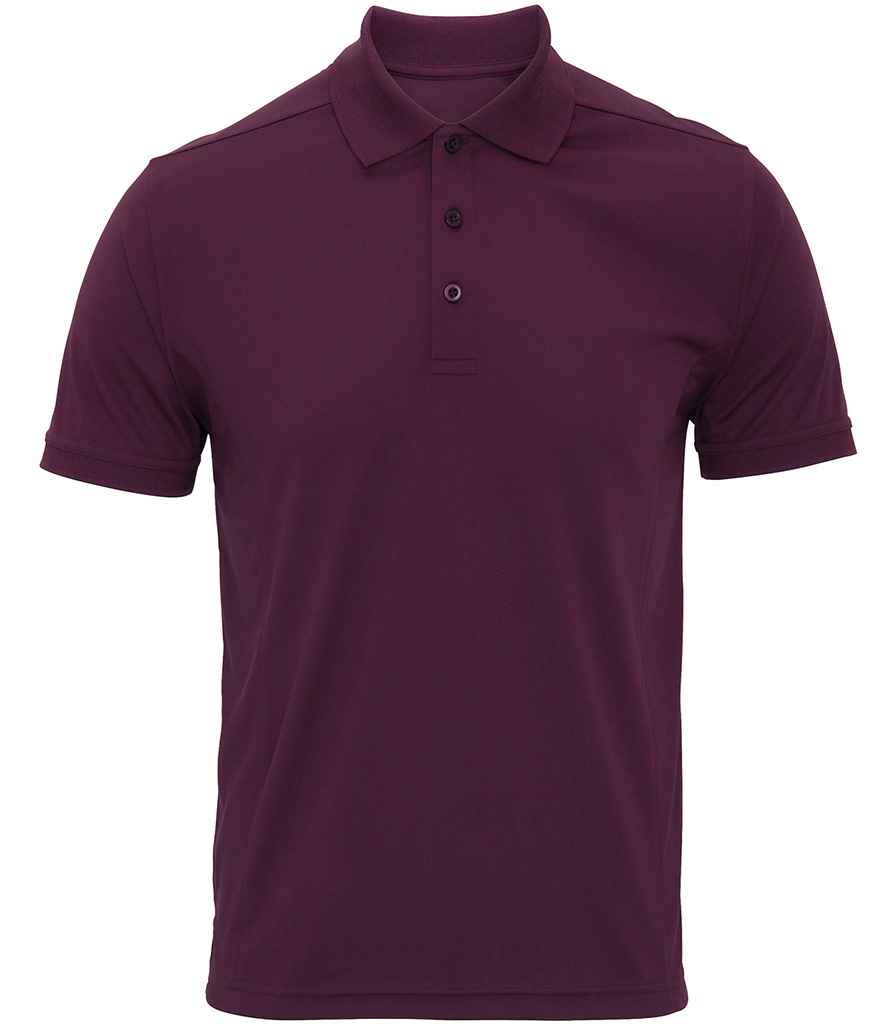 Premier Coolchecker® Piqué Polo Shirt | Aubergine