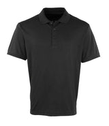 Premier Coolchecker® Piqué Polo Shirt | Black thumbnail 1
