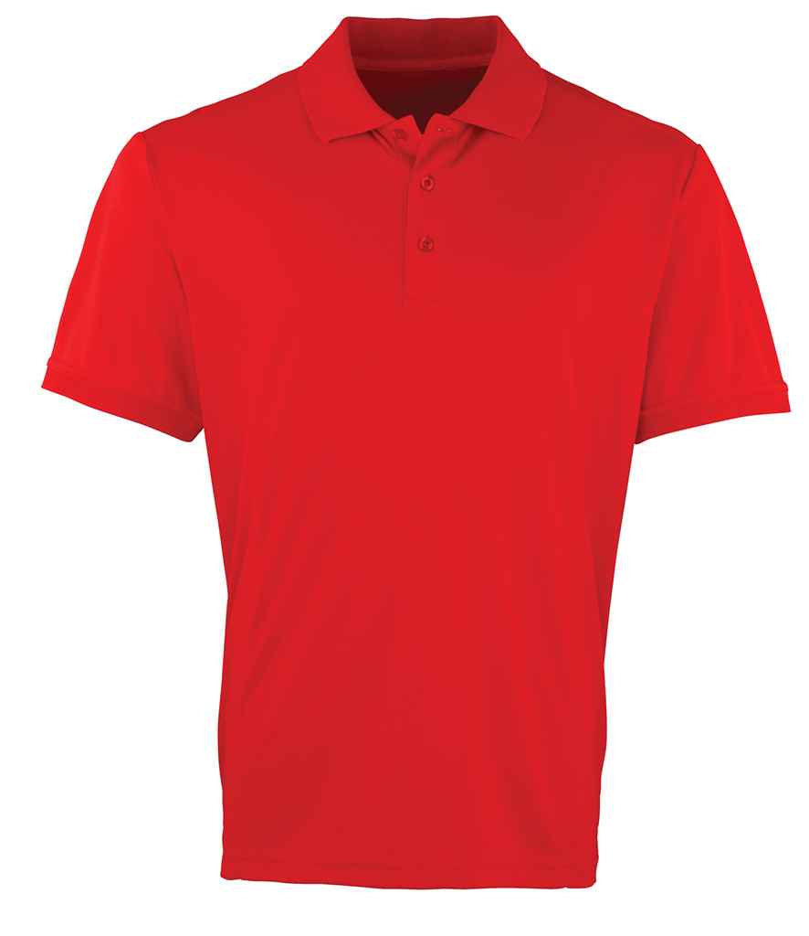 Premier Coolchecker® Piqué Polo Shirt | Red