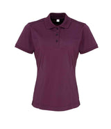 Premier Ladies Coolchecker® Piqué Polo Shirt | Aubergine thumbnail 1