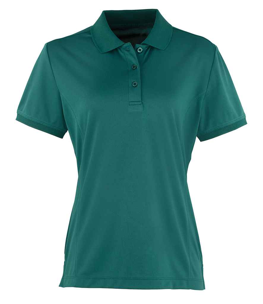 Premier Ladies Coolchecker® Piqué Polo Shirt | Bottle Green