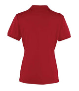 Premier Ladies Coolchecker® Piqué Polo Shirt | Burgundy thumbnail 2