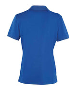 Premier Ladies Coolchecker® Piqué Polo Shirt | Royal Blue thumbnail 2