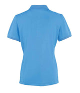 Premier Ladies Coolchecker® Piqué Polo Shirt | Sapphire Blue thumbnail 2