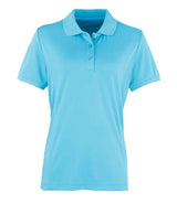 Premier Ladies Coolchecker® Piqué Polo Shirt | Turquoise Blue thumbnail 1