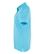 Premier Ladies Coolchecker® Piqué Polo Shirt | Turquoise Blue thumbnail 3