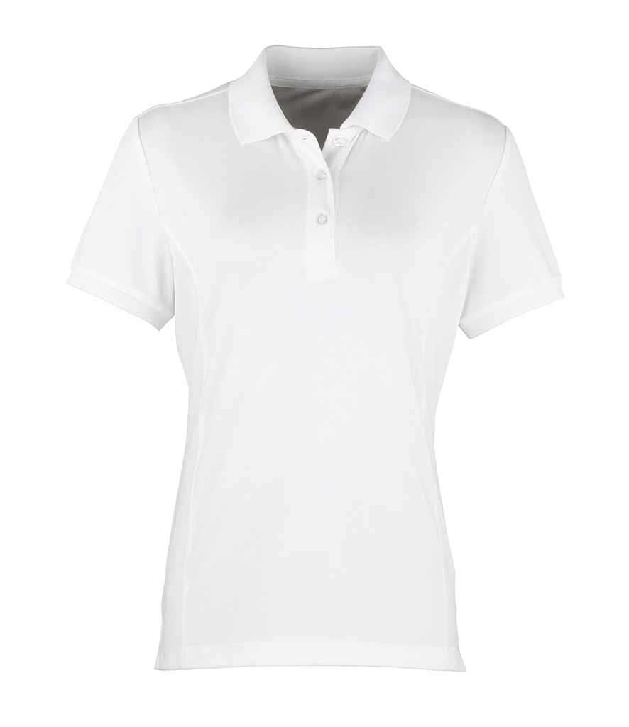 Premier Ladies Coolchecker® Piqué Polo Shirt | White
