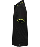 Premier Contrast Coolchecker® Piqué Polo Shirt | Black/Lime Green thumbnail 5