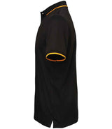 Premier Contrast Coolchecker® Piqué Polo Shirt | Black/Sunflower thumbnail 6