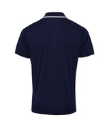Premier Contrast Coolchecker® Piqué Polo Shirt | Navy/White thumbnail 4
