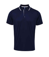 Premier Contrast Coolchecker® Piqué Polo Shirt | Navy/White thumbnail 2