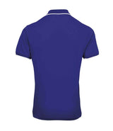 Premier Contrast Coolchecker® Piqué Polo Shirt | Royal Blue/White thumbnail 4