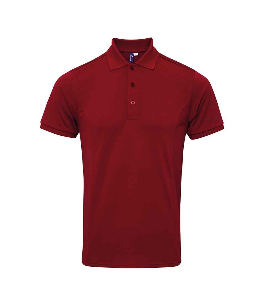 Premier Coolchecker® Plus Piqué Polo Shirt | Burgundy