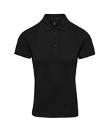 Premier Ladies Coolchecker® Plus Piqué Polo Shirt | Black thumbnail 1