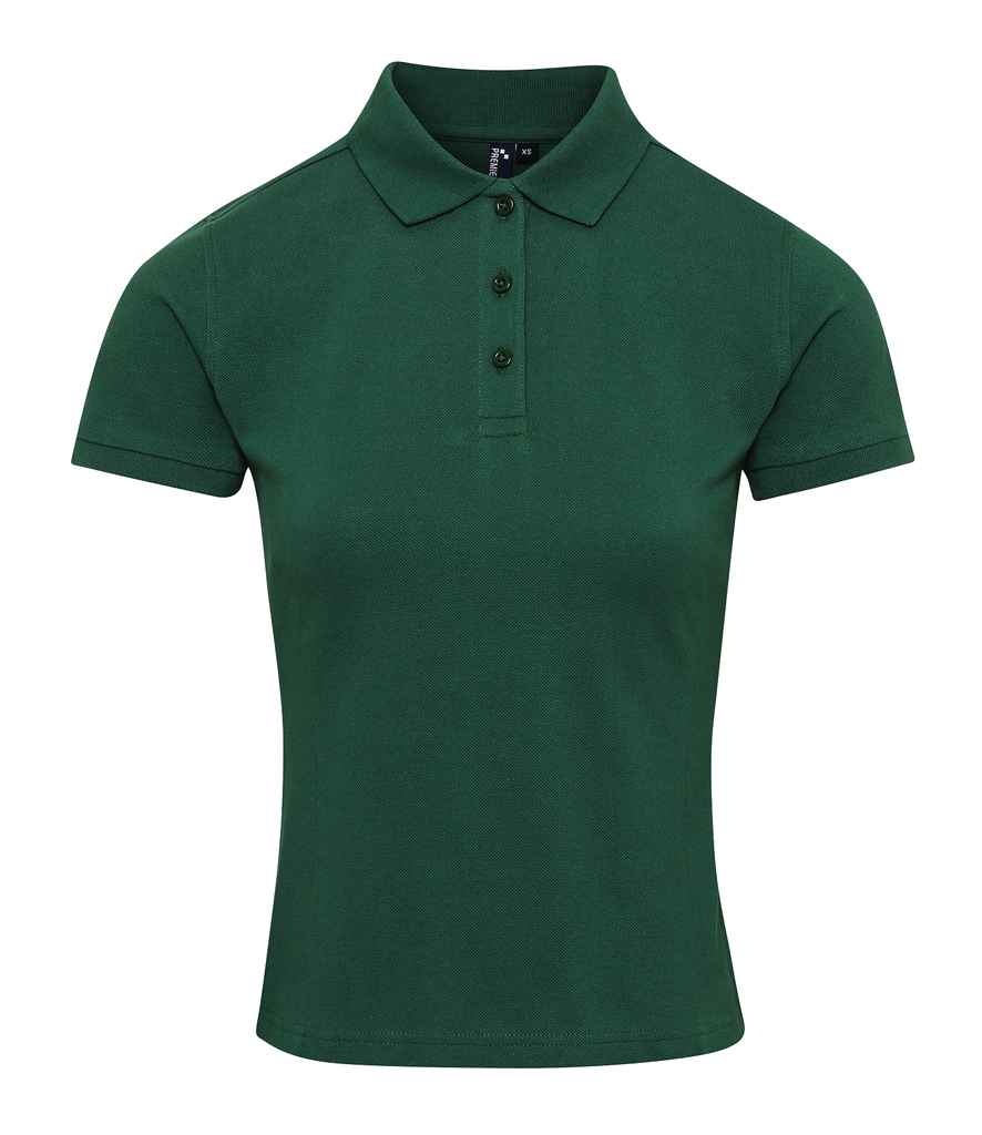 Premier Ladies Coolchecker® Plus Piqué Polo Shirt | Bottle Green