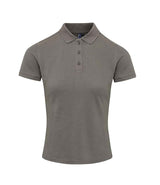 Premier Ladies Coolchecker® Plus Piqué Polo Shirt | Dark Grey thumbnail 1