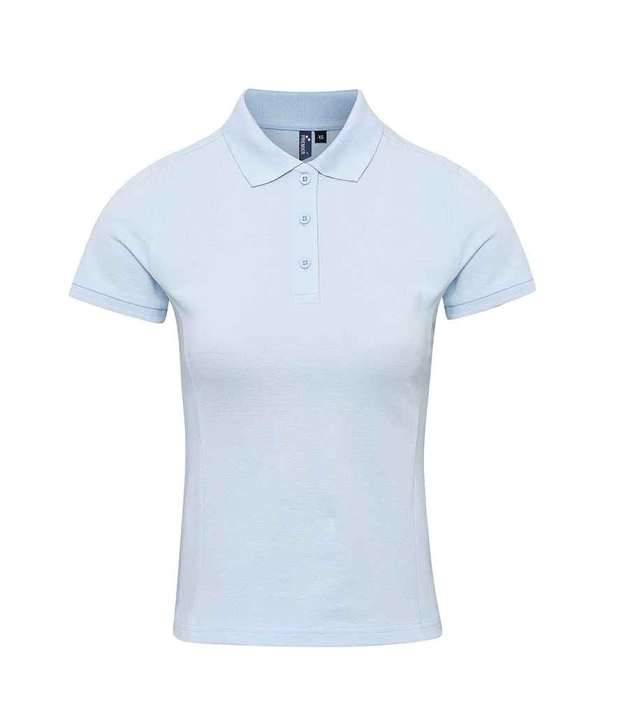 Premier Ladies Coolchecker® Plus Piqué Polo Shirt | Light Blue