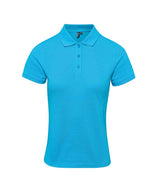 Premier Ladies Coolchecker® Plus Piqué Polo Shirt | Turquoise Blue thumbnail 1