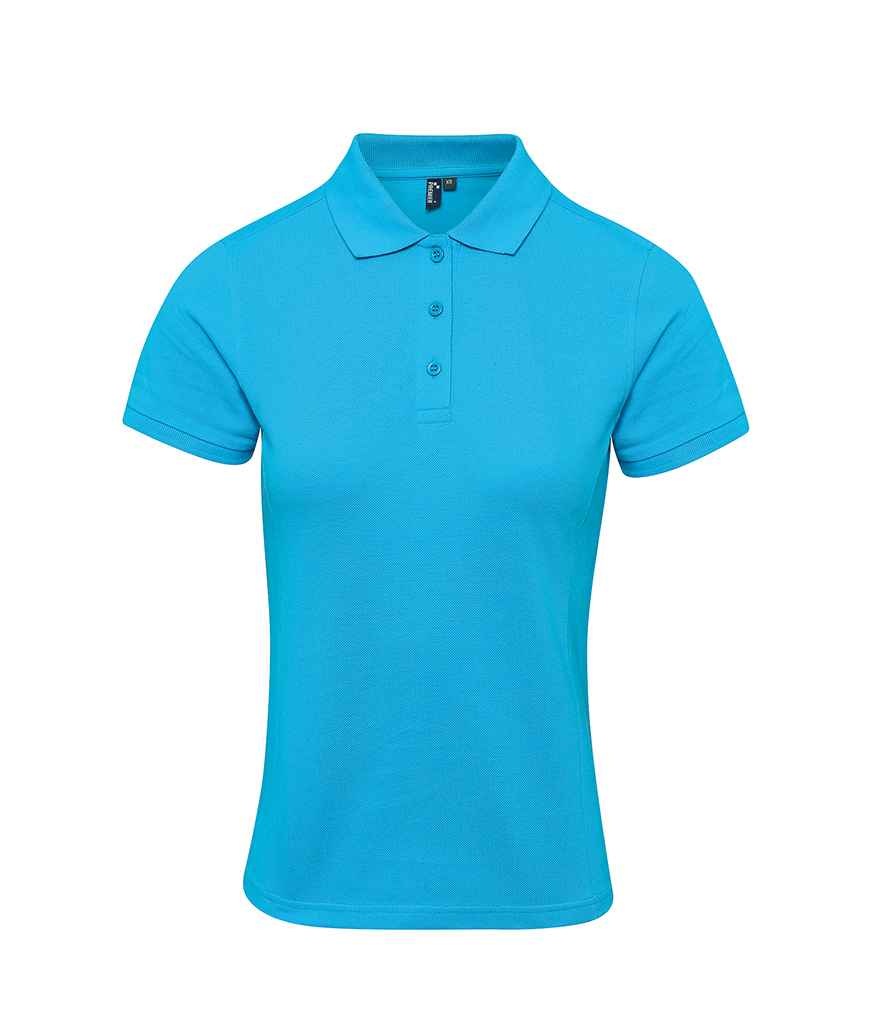 Premier Ladies Coolchecker® Plus Piqué Polo Shirt | Turquoise Blue