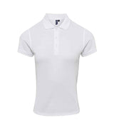Premier Ladies Coolchecker® Plus Piqué Polo Shirt | White thumbnail 1