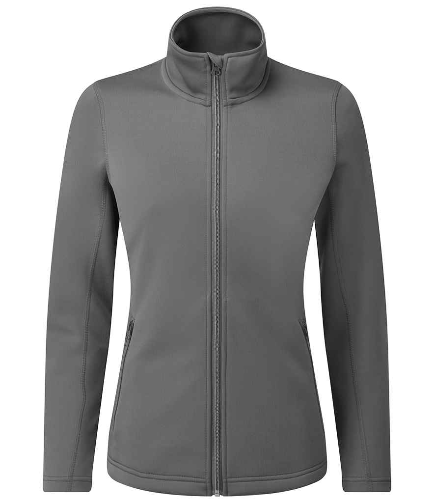 Premier Ladies Spun Dyed Recycled Zip Through Sweat Jacket | Dark Grey