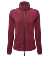 Premier Ladies Artisan Fleece Jacket | Burgundy/Brown thumbnail 1