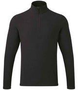 Premier Unisex Recyclight® 1/4 Zip Fleece | Black thumbnail 3