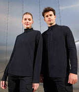 Premier Unisex Recyclight® 1/4 Zip Fleece | Black thumbnail 2