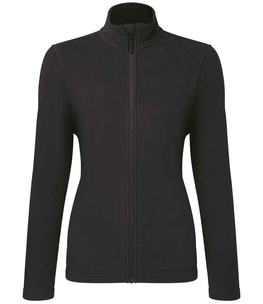 Premier Ladies Recyclight® Full Zip Micro Fleece Jacket | Black