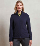 Premier Ladies Recyclight® Full Zip Micro Fleece Jacket | Navy thumbnail 2