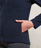 Premier Ladies Recyclight® Full Zip Micro Fleece Jacket | Navy thumbnail 3