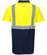 Portwest Hi-Vis Two Tone Polo Shirt | Yellow/Navy thumbnail 3