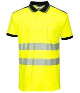 Portwest PW3 Hi-Vis Polo Shirt | Yellow/Black thumbnail 3
